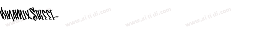 DinamixStreet字体转换