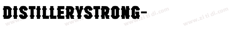 DistilleryStrong字体转换
