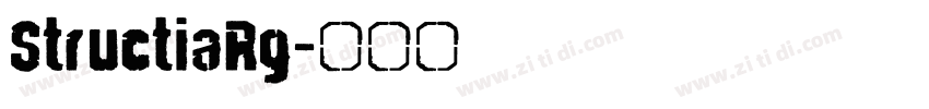 StructiaRg字体转换