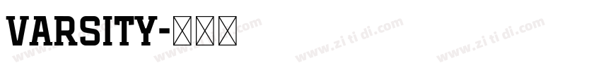 Varsity字体转换