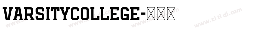 VarsityCollege字体转换
