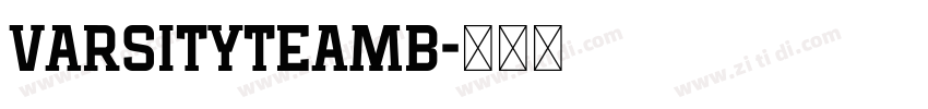VarsityTeamB字体转换