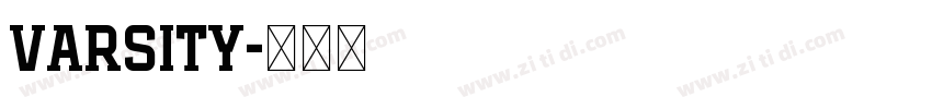Varsity字体转换