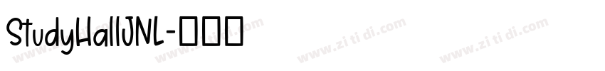 StudyHallJNL字体转换