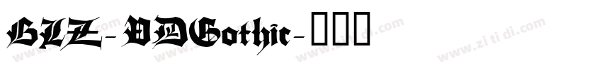 BIZ-UDGothic字体转换