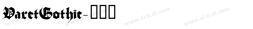 VaretGothic字体转换