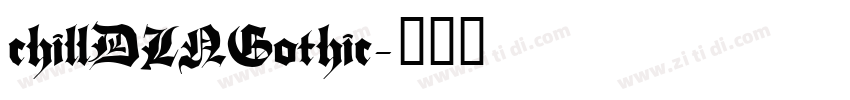 chillDINGothic字体转换