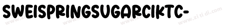 SweispringSugarCiktc字体转换