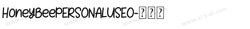 HoneyBeePERSONALUSEO字体转换