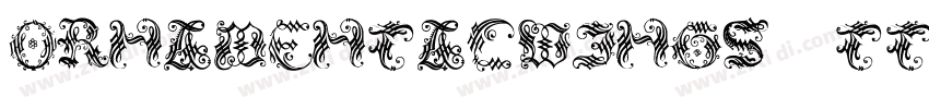 OrnamentalWings.ttf字体转换