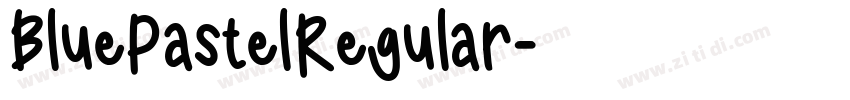 BluePastelRegular字体转换