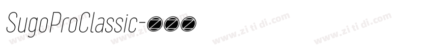 SugoProClassic字体转换 SugoProClassic字体转换