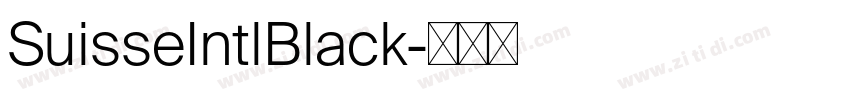 SuisseIntlBlack字体转换 SuisseIntlBlack字体转换
