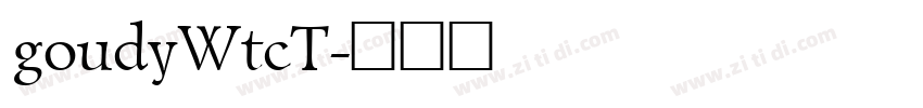 goudyWtcT字体转换