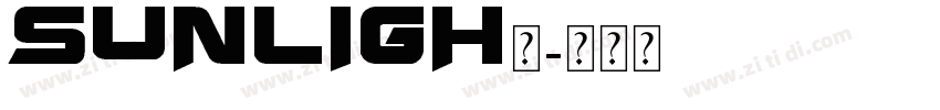 Sunligh他字体转换