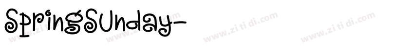 SpringSunday字体转换