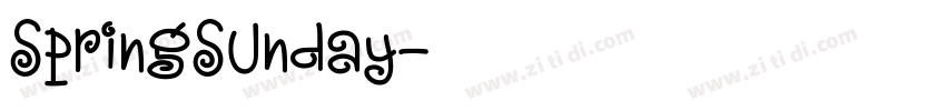 SpringSunday字体转换