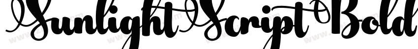 SunlightScriptBold字体转换