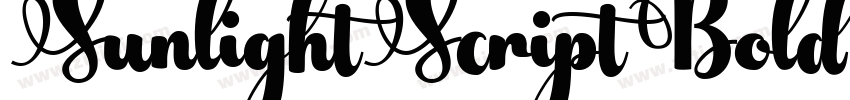 SunlightScriptBold字体转换