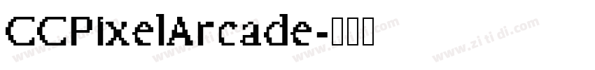 CCPixelArcade字体转换