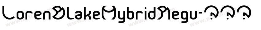 LorenBlakeHybridRegu字体转换