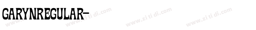 GarynRegular字体转换 GarynRegular字体转换