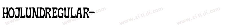 HojlundRegular字体转换