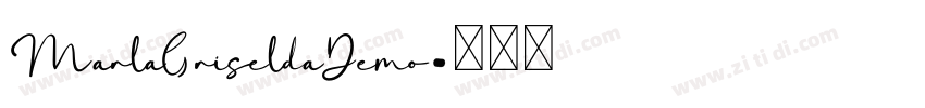 MarlaGriseldaDemo字体转换