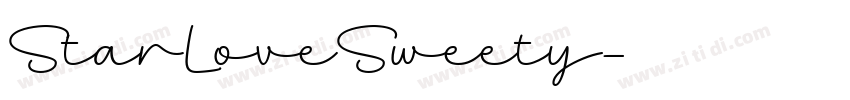 StarLoveSweety字体转换