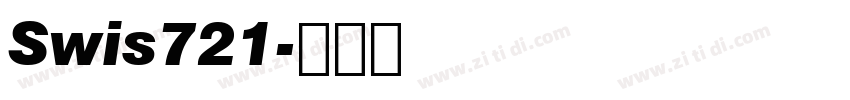 Swis721字体转换 Swis721字体转换