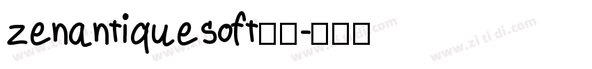 zenantiquesoft下载字体转换