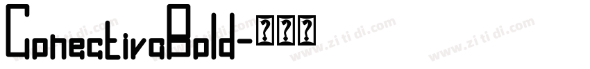 ConectivaBold字体转换
