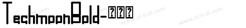 TechmoonBold字体转换
