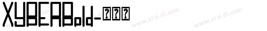 XYBERBold字体转换