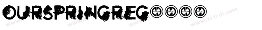 OurSpringReg字体转换