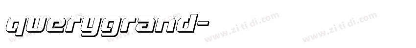 querygrand字体转换