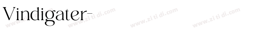 Vindigater字体转换