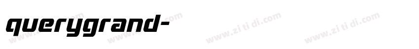 querygrand字体转换