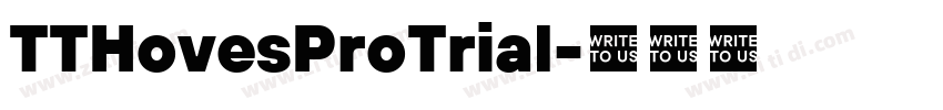 TTHovesProTrial字体转换