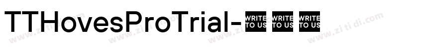 TTHovesProTrial字体转换
