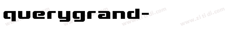 querygrand字体转换