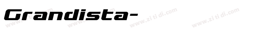 Grandista字体转换
