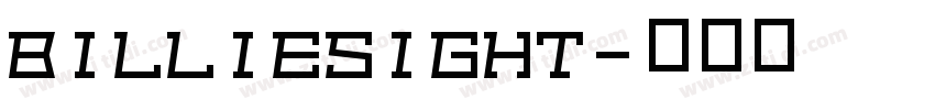 BillieSight字体转换