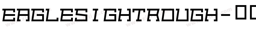 EagleSightRough字体转换