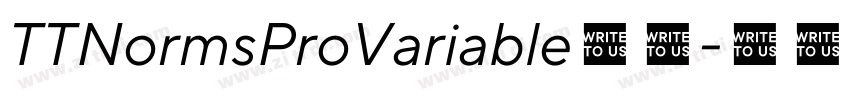TTNormsProVariable字体字体转换 TTNormsProVariable字体字体转换