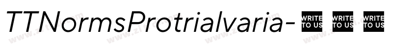 TTNormsProtrialvaria字体转换