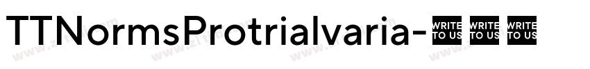 TTNormsProtrialvaria字体转换