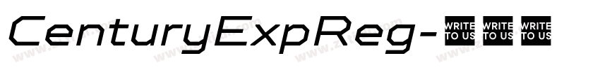 CenturyExpReg字体转换