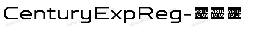 CenturyExpReg字体转换