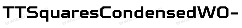 TTSquaresCondensedW0字体转换